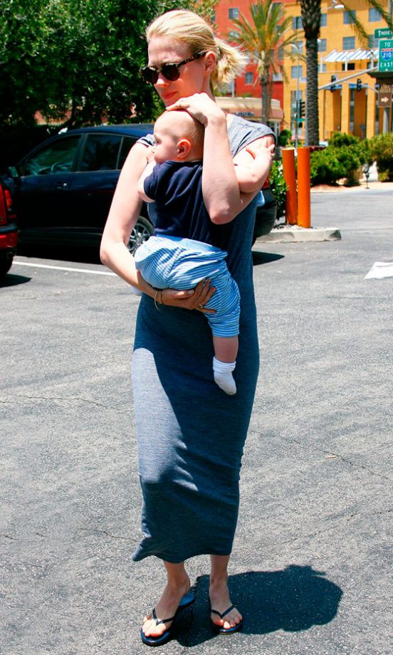 January Jones In LA, 2012