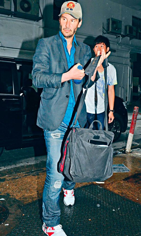 Keanu Reeves In Hong Kong, 2012