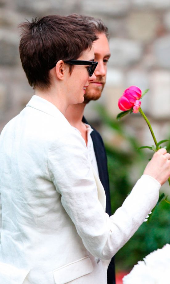 Anne Hathaway At Stella McCartney's Spring 2012 Presentation In New York