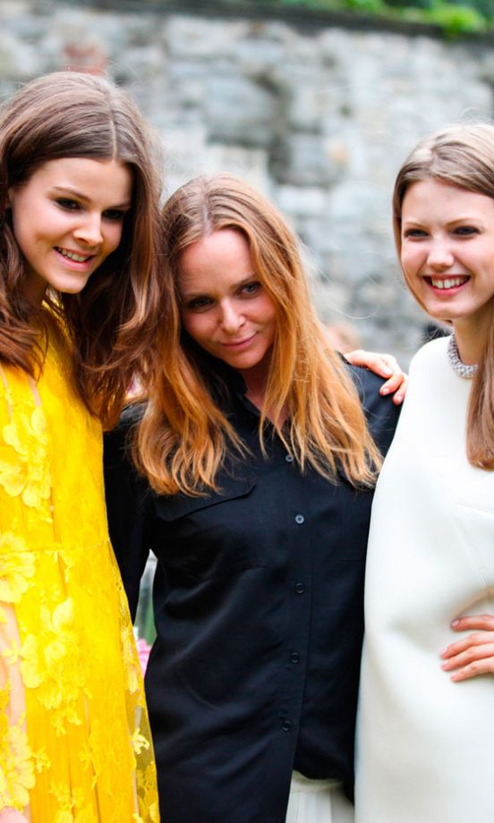 Stella McCartney And Her Models At Stella McCartney's Spring 2012 Presentation In New York