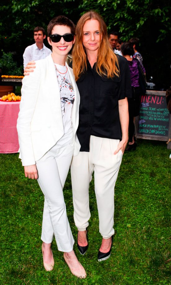Anne Hatheaway And Stella McCartney At Stella McCartney's Spring 2012 Presentation In New York