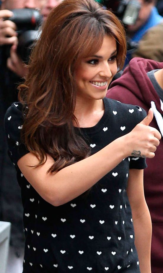 Cheryl Cole Arriving At The Radio 1 Studios, 2012