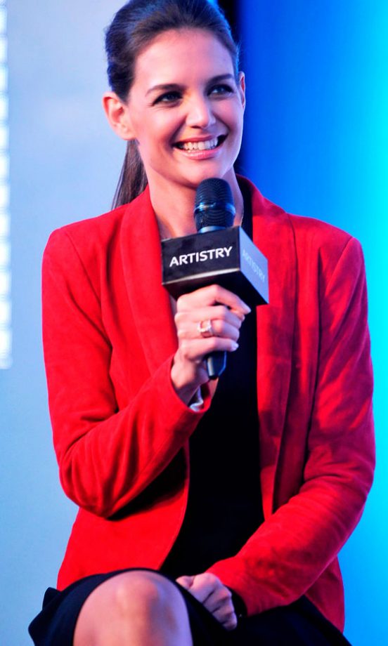 Katie Holmes At The Artistry On Ice Launch, China, 2012