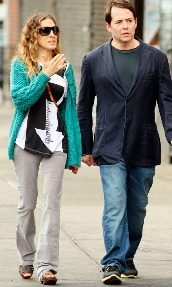 Sarah Jessica Parker And Matthew Broderick Out In New York, 2012