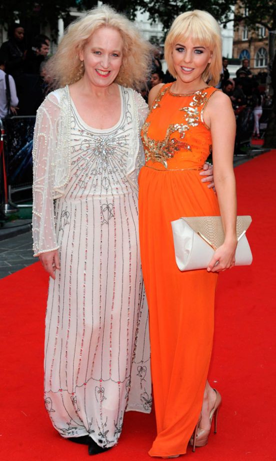 Lydia Bright And Her Mum Debbie Douglas At The Amazing Spider-Man Premiere In London, 201