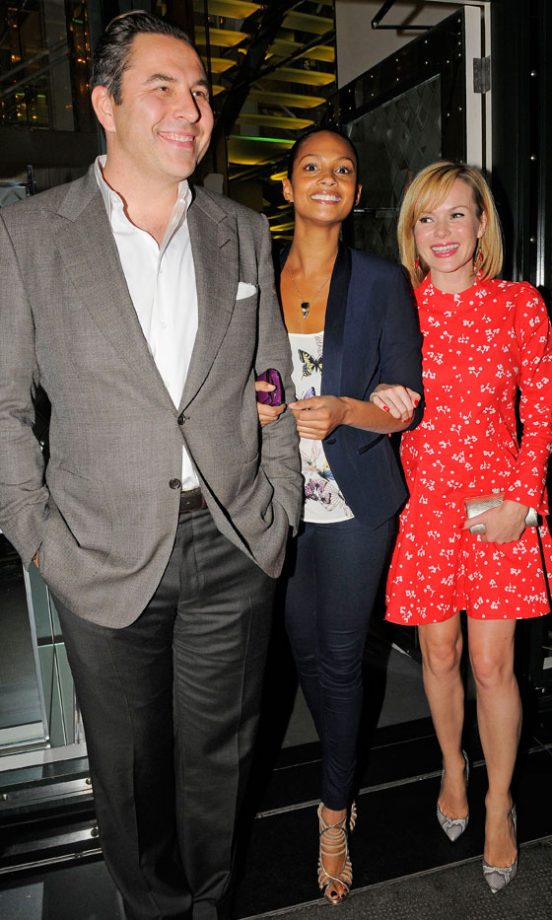David Walliams, Alesha Dixon And Amanda Holden Out In London, 2012