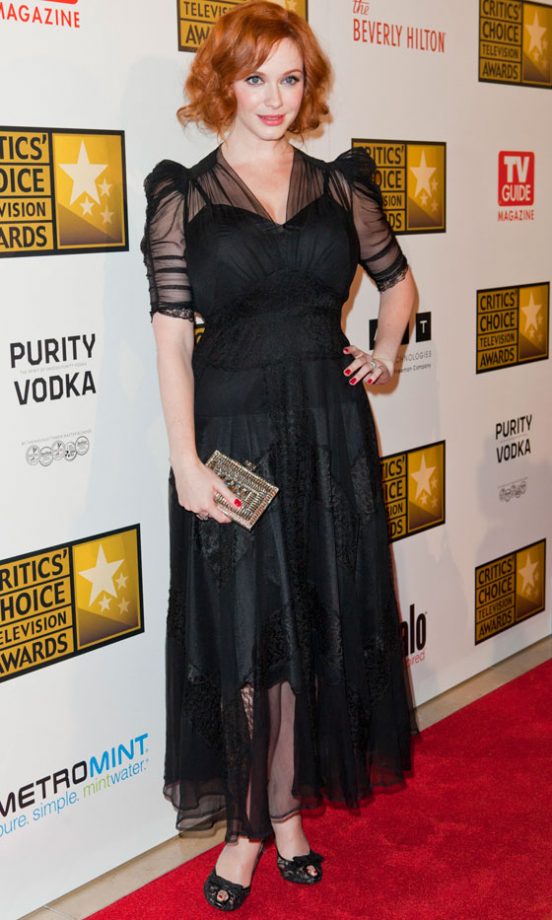 Christina Hendricks At The Critics' Choice Television Awards, 2012