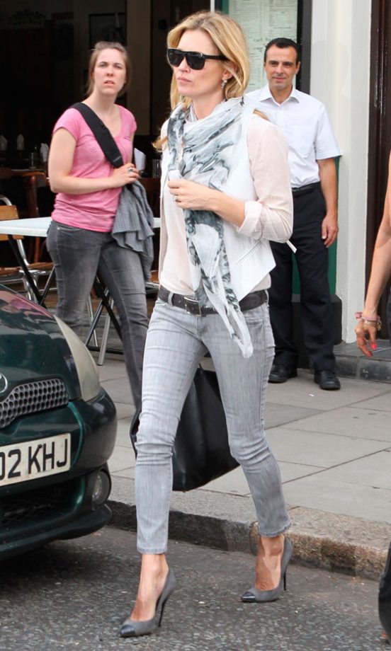 Kate Moss Out In London, 2012