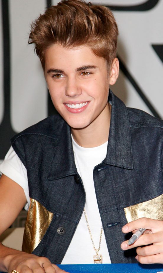 Justin Bieber At His Album Signing In New York, 2012