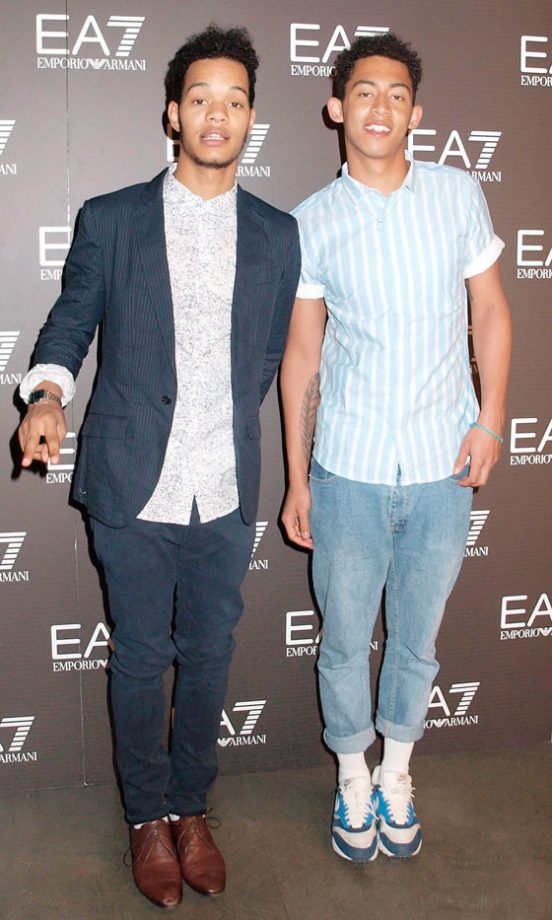 Rizzle Kicks At The Emporio Armani Summer Garden Party, 2012