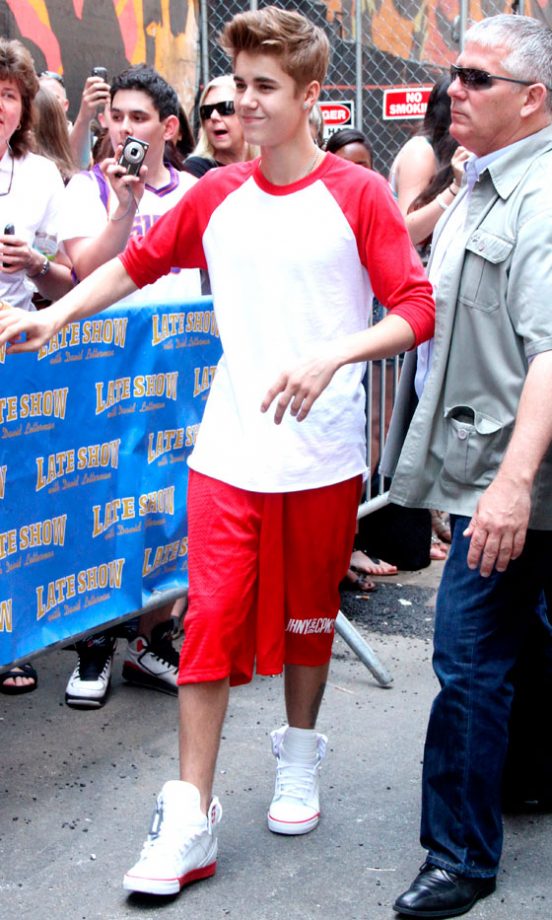 Justin Bieber At The Late Show With David Letterman, 2012