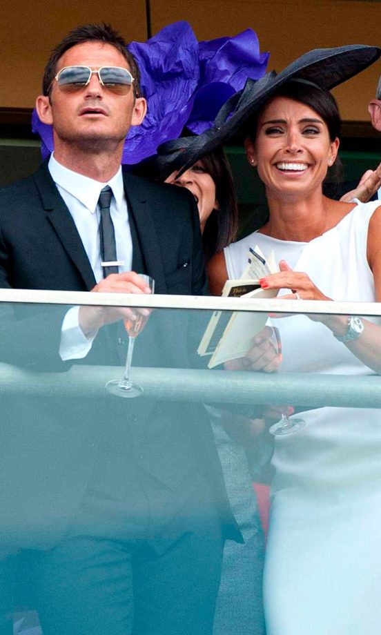 Frank Lampard And Christine Bleakley At Ascot Races, 2012