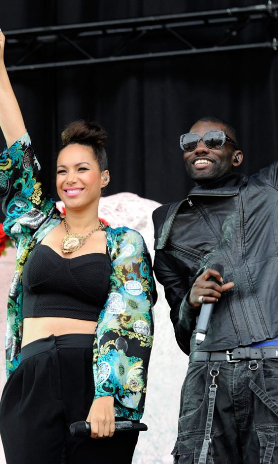 Leona Lewis And Wretch 32 At Radio 1's Hackney Weekend, 2012