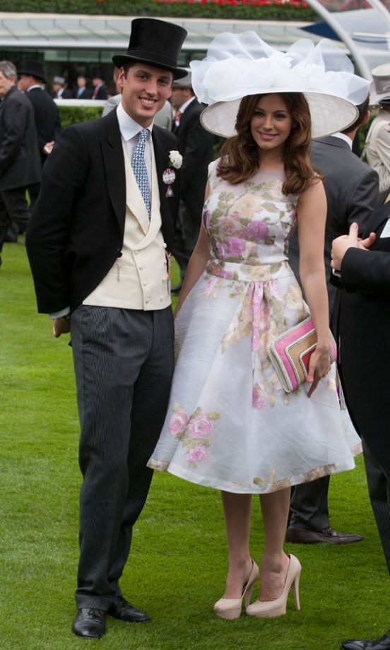 Kelly Brook And Jake Warren At Royal Ascot, 2012
