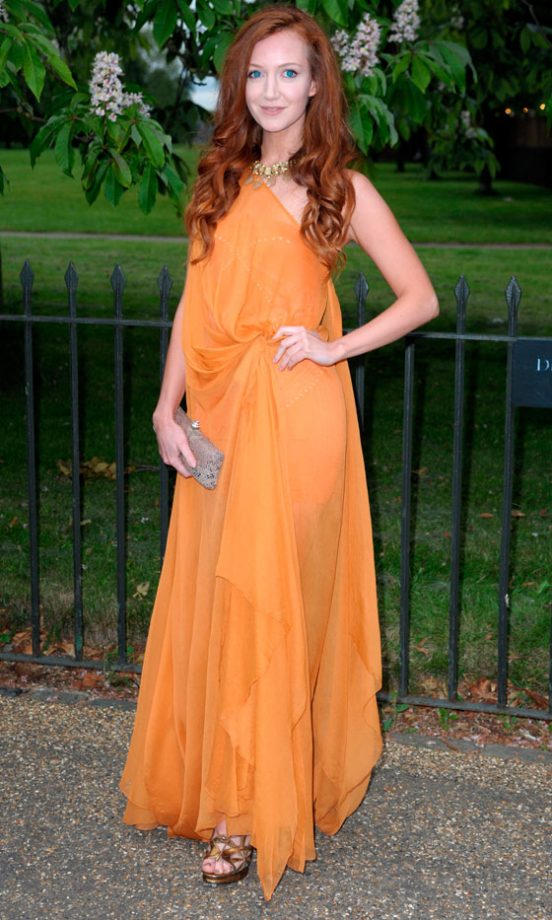 Olivia Grant In Leon Max At The Serpentine Summer Party, 2012