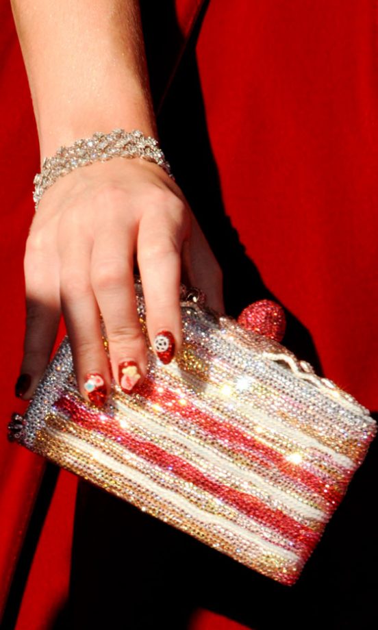 Katy Perry's Cute Clutch At At The Katy Perry: Part of Me Film Premiere, 2012