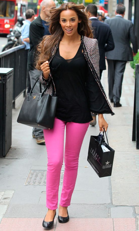 Rochelle Wiseman Out In London, 2012