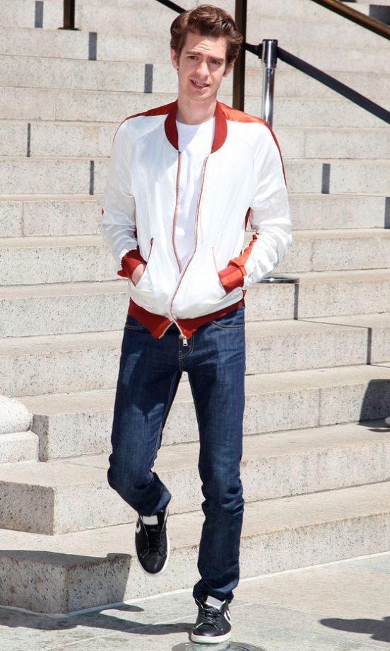 Andrew Garfield Out In New York, 2012