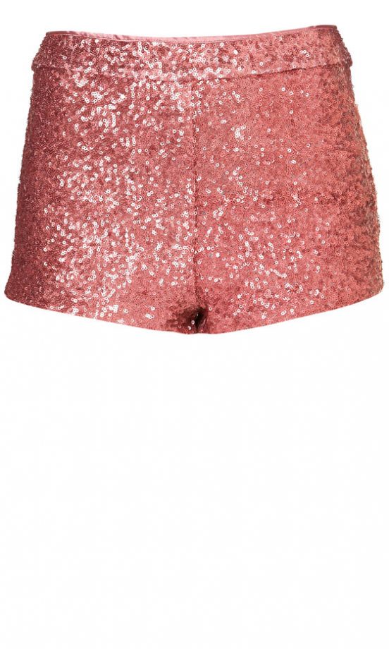 Topshop Pink Sequin Knicker Shorts, £40