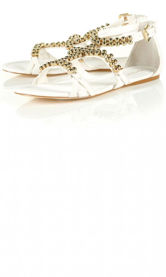 Topshop High Beaded Gladiator Sandals, £30
