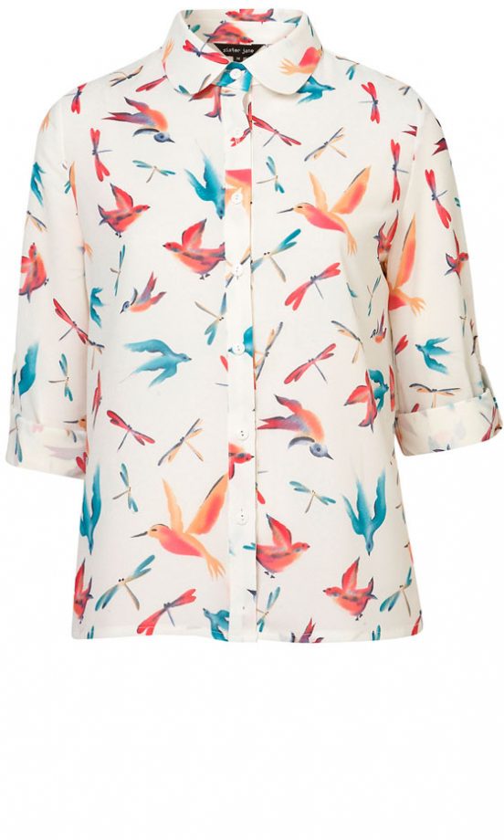 Topshop Dragonfly Blouse By Sister Jane, £48