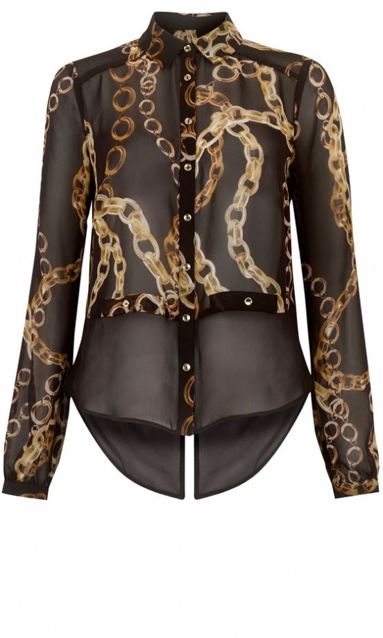 Primark AW12 Chain Printed Panel Shirt, £12