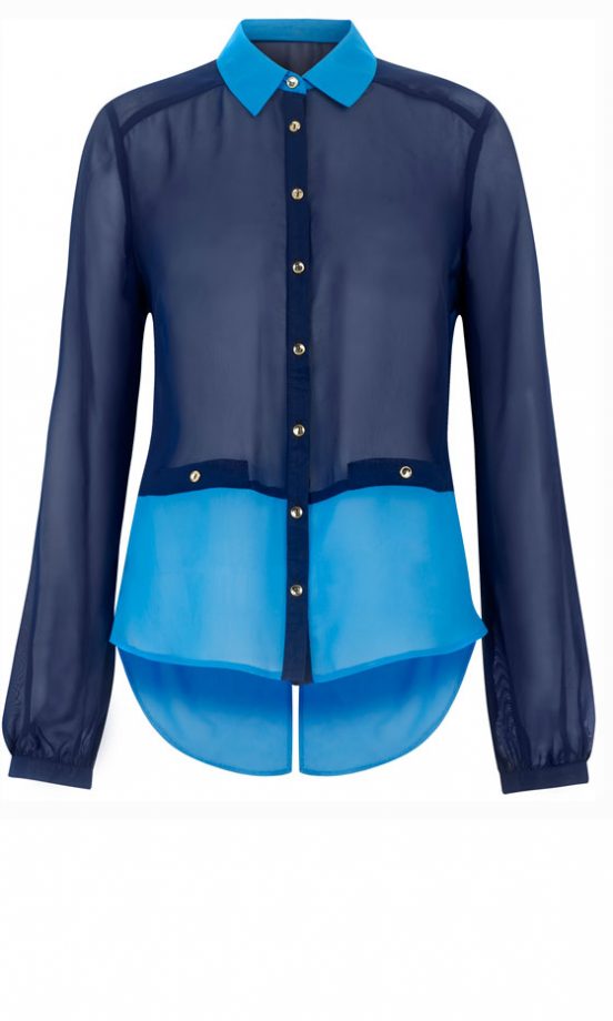 Primark AW12 Cobalt Panel Shirt, £10