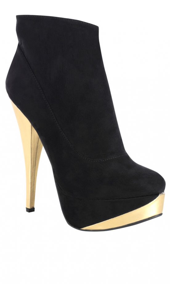 Primark AW12 Gold Contrast Platform Boot
