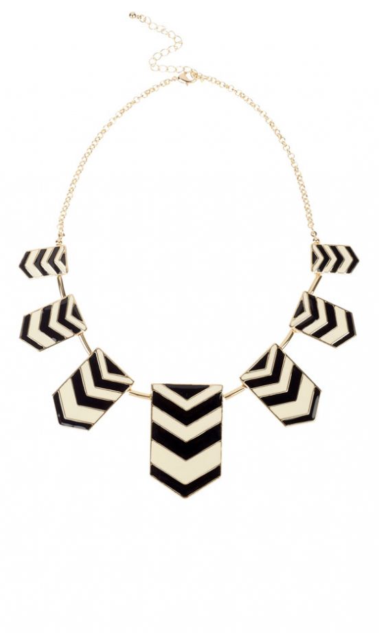 Primark AW12 Monochrome Spear Necklace