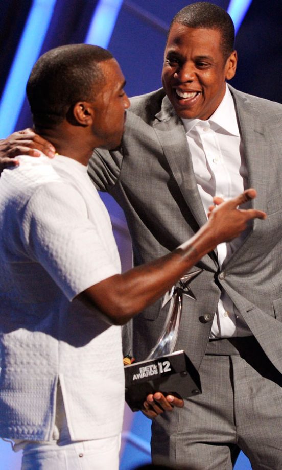 Kanye West And Jay-Z At The BET Awards, 2012