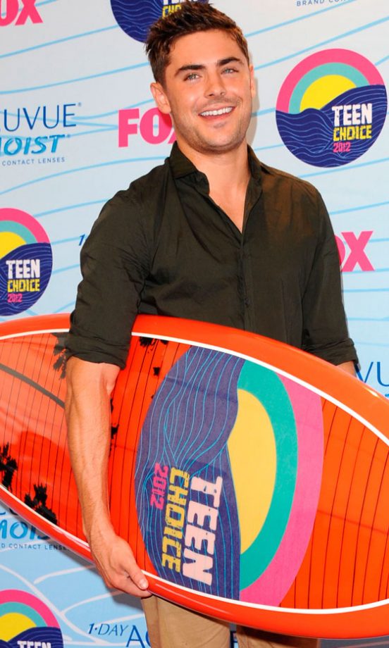 Zac Efron At The Teen Choice Awards, 2012