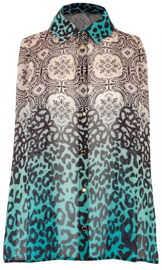 Primark AW12 Sleeveless Ombre Print Shirt, £12