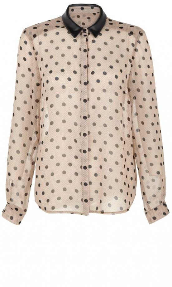 River Island, AW12, Spotted Blouse