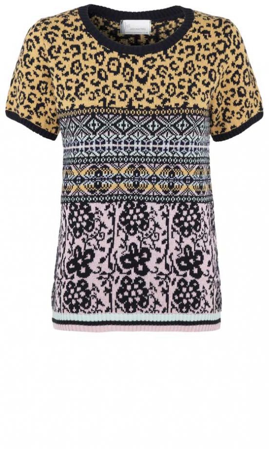 River Island, AW12, Mixed Print T-Shirt