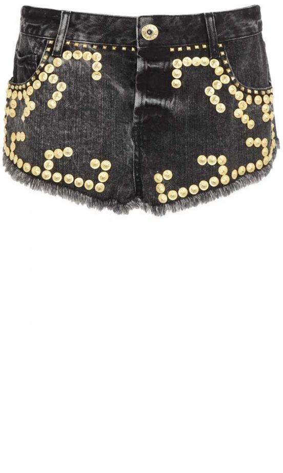 River Island, AW12, Studded Denim Shorts