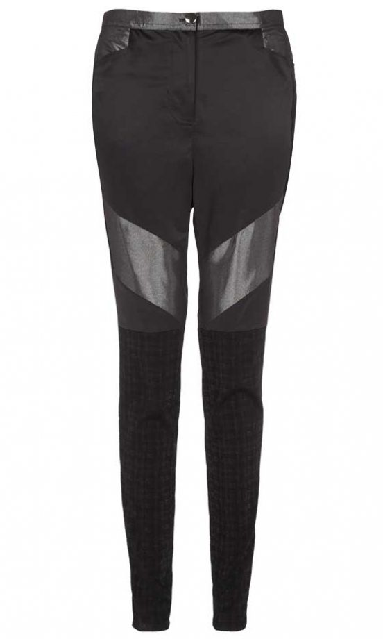 River Island, AW12, Leather Detailed Trousers