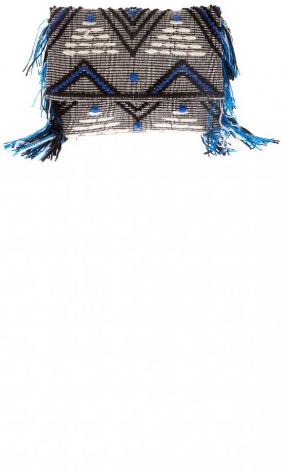 ASOS AW12 Pom Pom Fringe Clutch, £40