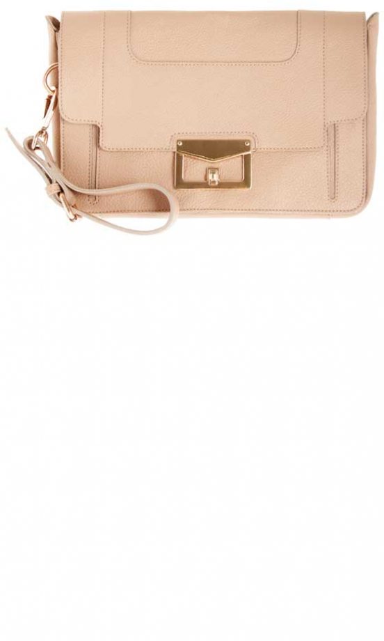 ASOS AW12 Premium Leather Buckle Clutch, £70