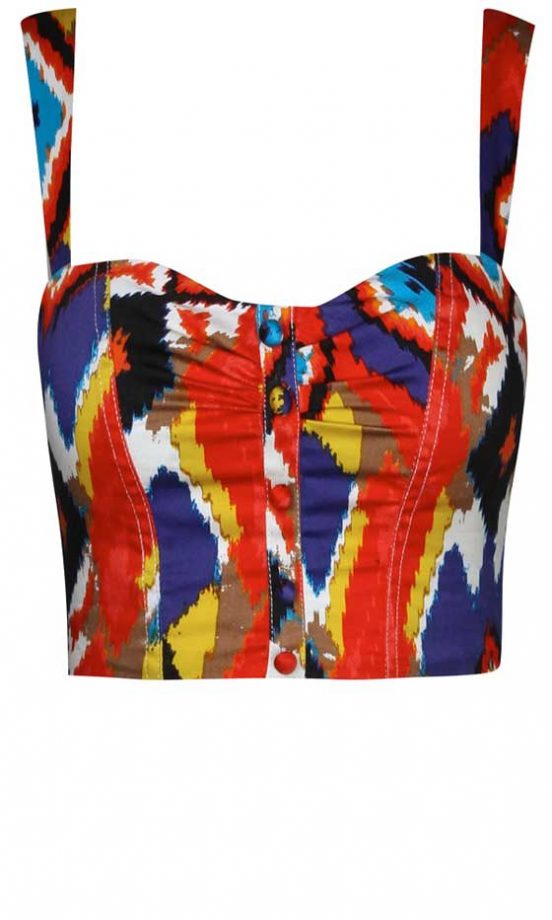 Boohoo Abstract Crop Top, £12