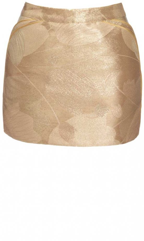 ASOS AW12 Gold Jacquard Mini, £35