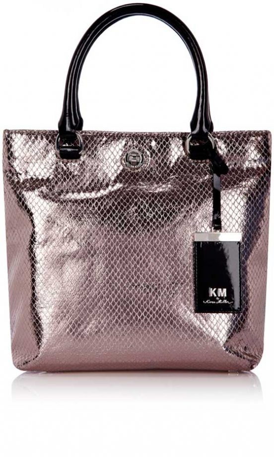 Karen Millen Metallic Silver Tote, £65