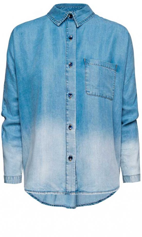 Mango Dip Dye Denim Shirt, £39.99