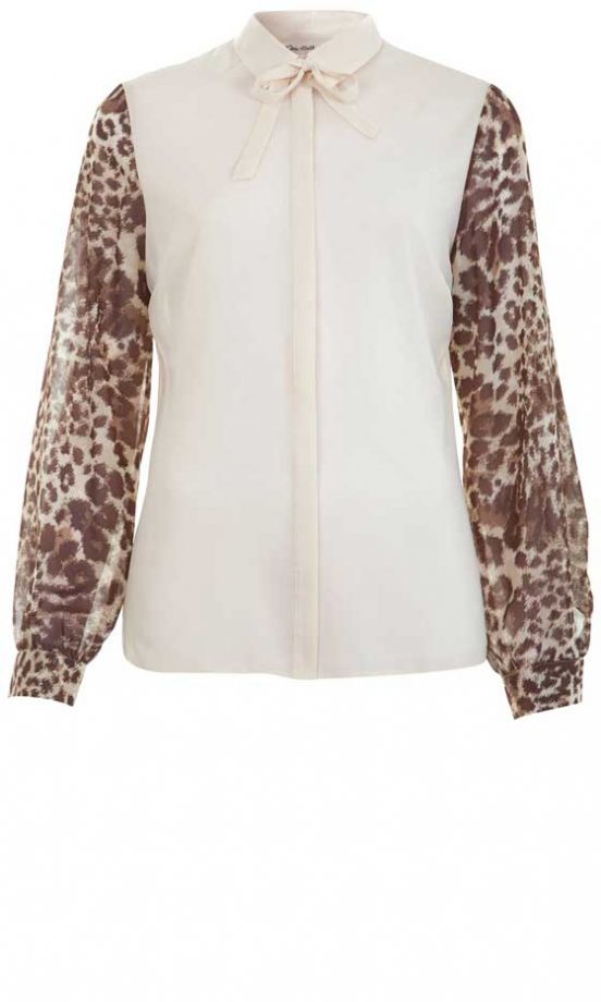 Miss Selfridge Animal Sleeve Shirt, £32