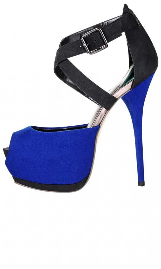 Miss Selfridge, AW12, Cross Strap Platforms, £58