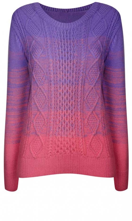 Miss Selfridge, AW12, Dip Dyed Jumper, £39