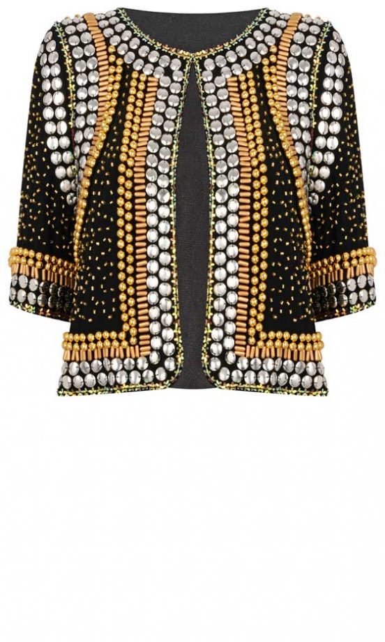 Miss Selfridge, AW12, Embellished Cropped Jacket, £85