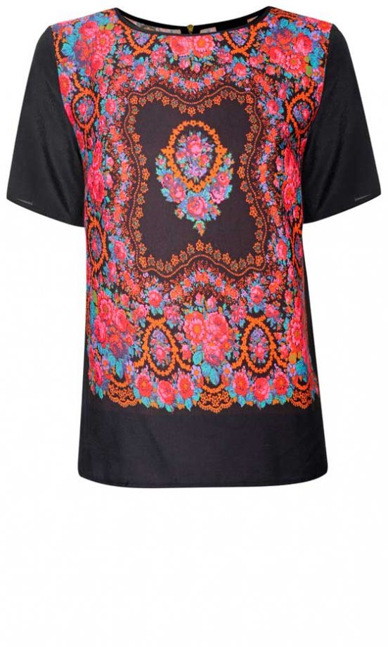 Miss Selfridge, AW12, Floral Print T-Shirt, £35