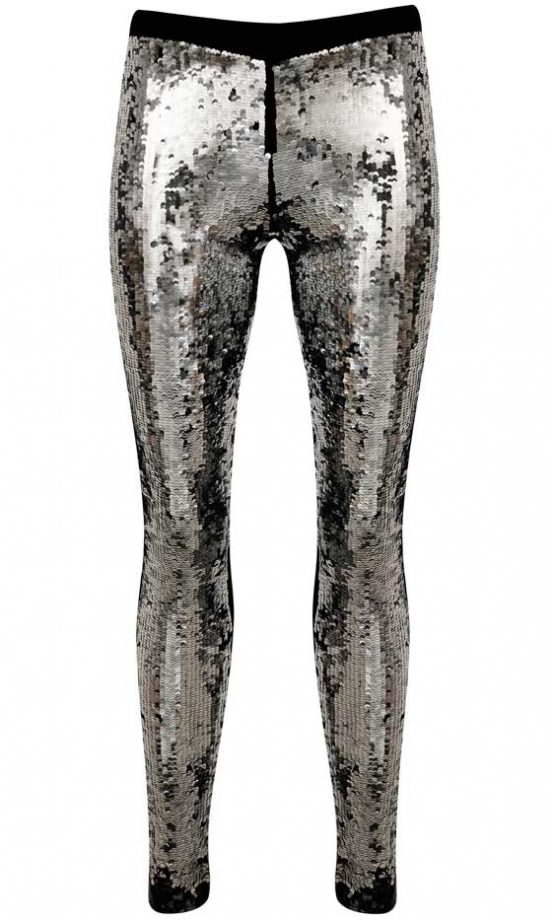Miss Selfridge, AW12, Silver Sequined Leggings