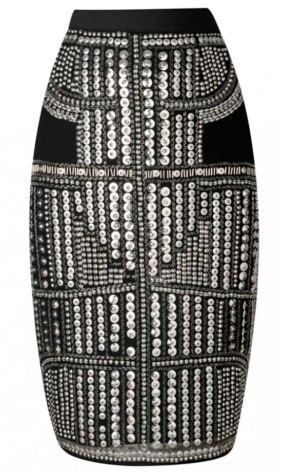Miss Selfridge, AW12, Studded Pencil Skirt, £65