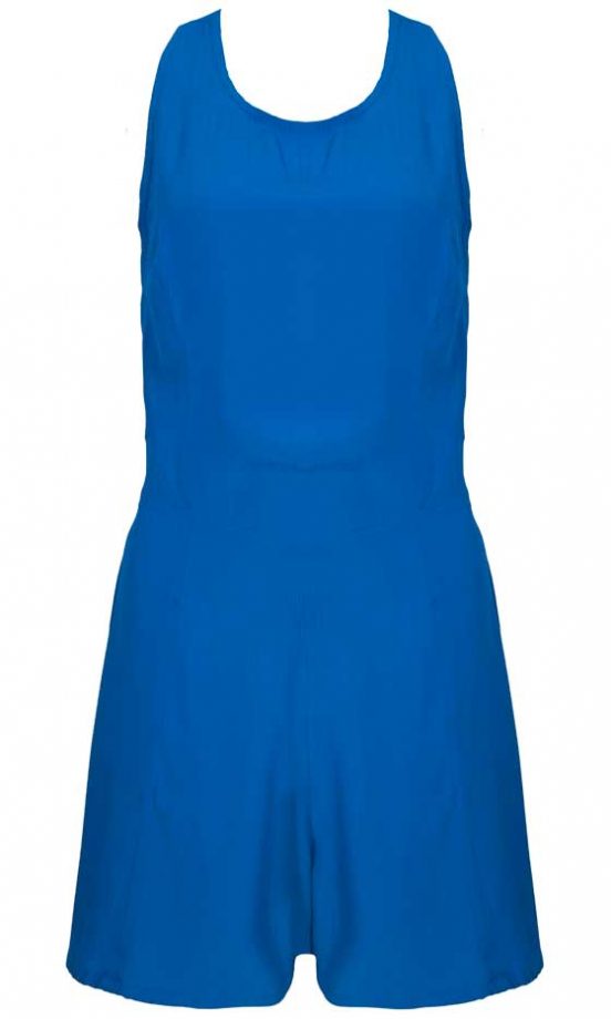 Motel Rocks Blue Playsuit, £48
